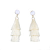 Three-layer Tassel Earrings