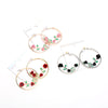 Multicolor Rose Earrings