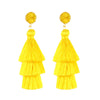 Three-layer Tassel Earrings