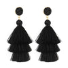 Three-layer Tassel Earrings