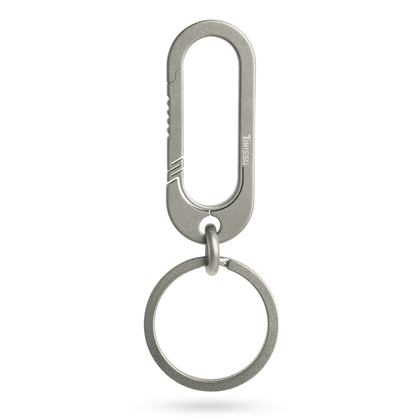 Titanium Keychain with Key Ring Ti4