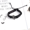 Superman cowhide braided bracelet