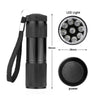 9 LED UV Flashlight