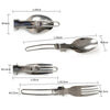 Stainless Steel Folding Tableware