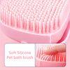 Baby pet soft silicone massage brush