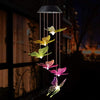 Solar butterfly wind chime lamp