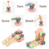 Kids Wooden Montessori Education Screw Nut Assembling Tool Toys