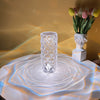 Spanish rose crystal table lamp bedroom touch night light vibrato petal diamond atmosphere lamp