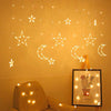 LED Deer Star Moon Curtain Light