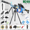 Electric Continuous Hair Soft Bomb M2 Heavy Machine Gun Toy