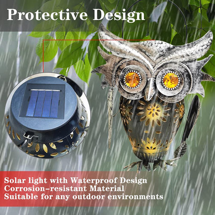 LED owl hollow atmosphere light