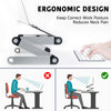 Adjustable laptop stand, RAINBEAN laptop desk with 2 CPU cooling USB fans